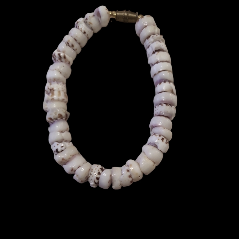 Vtg Handemade Genuine Puka Shell Bracelet Lot 4